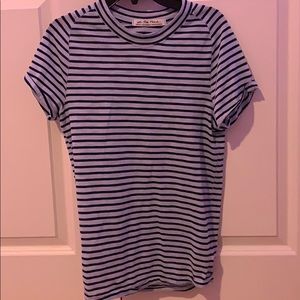 Free People blue stripe T-shirt